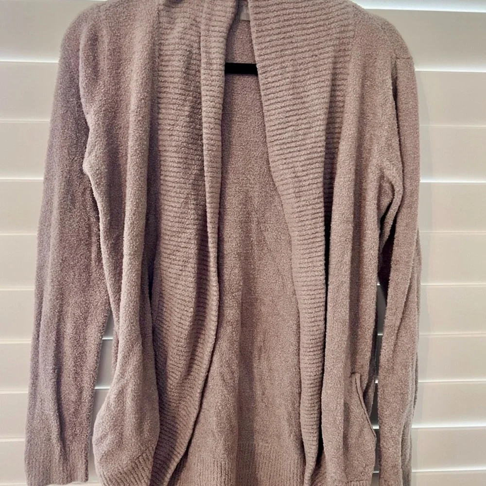 Barefoot Dreams CozyChic Lite Circle Cardigan - Size M - Picture 4 of 6